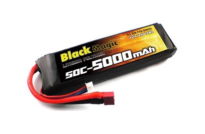 Аккумулятор Black Magic LiPo 14,8V(4S) 5000mAh 50C Deans plug - купить в Rc-like